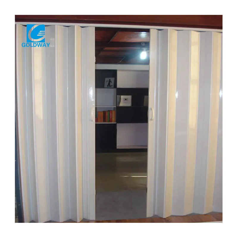 Accordion No Perspective Folding Door PVC Internal Plastic Sliding Door Partition Wall