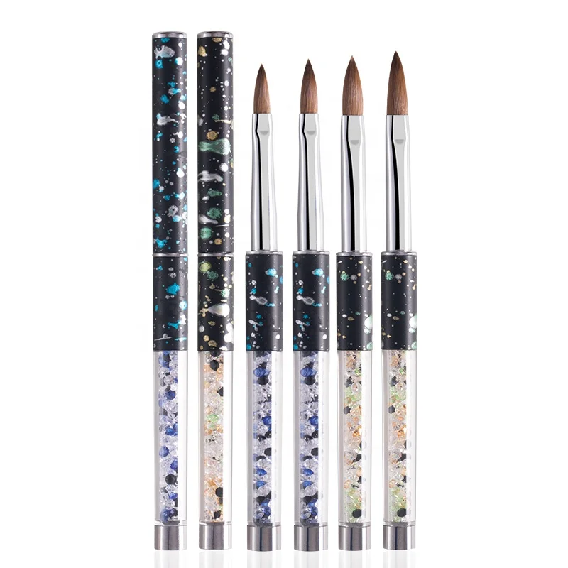 Акриловая кисть для ногтей GUYO #14 #16 #18 pure pincel kolinsky