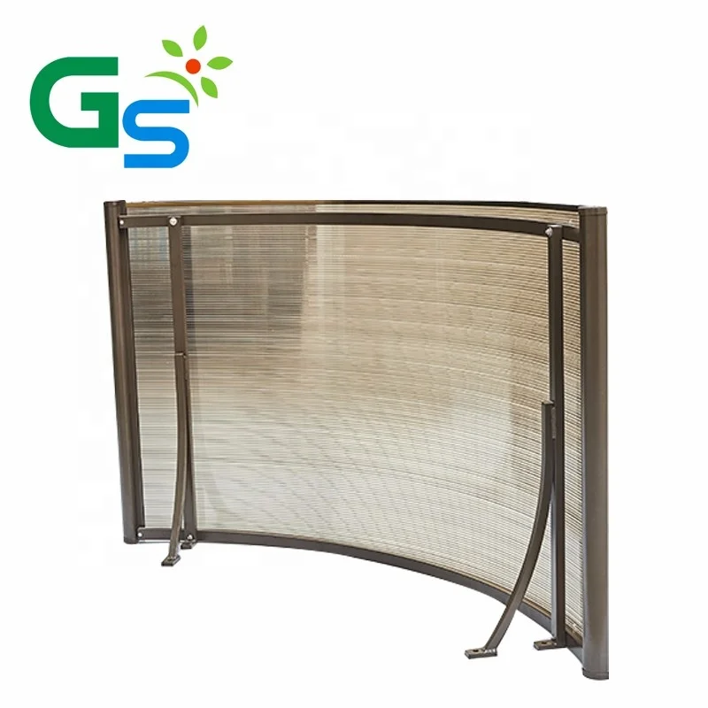 Abs Awning Bracket Polycarbonate Awning Sunshade and Waterproof Outdoor Roof Polycarbonate Canopy