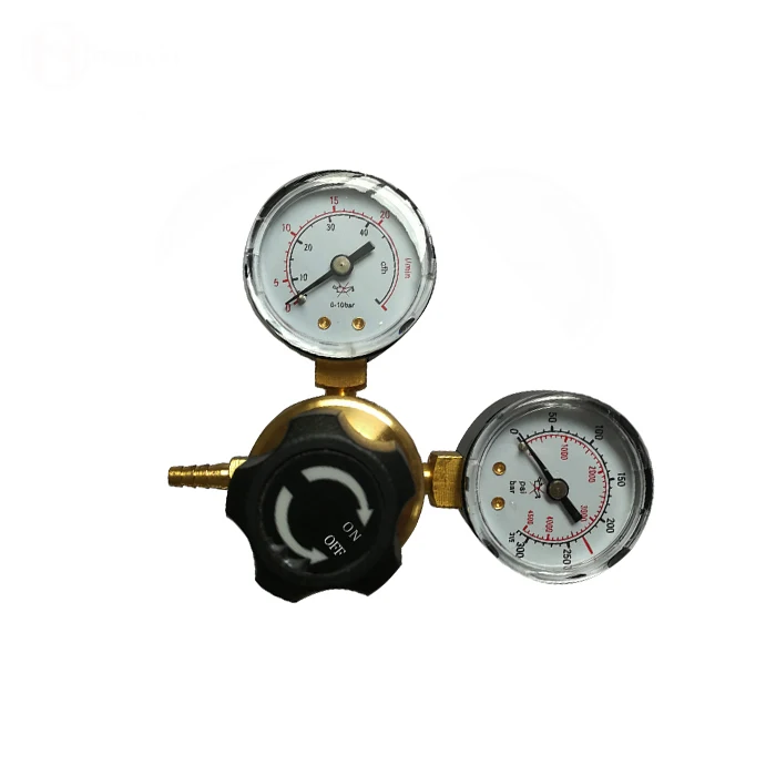 Good quality full brass argon co2  regulator mig welding machine