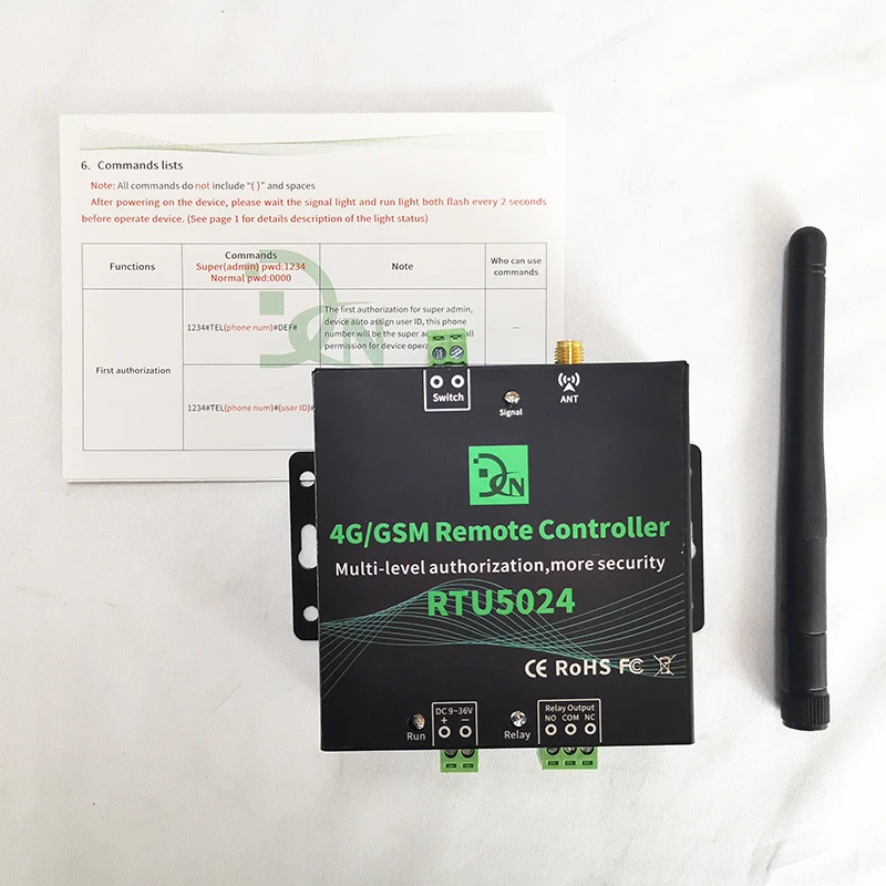 Новый RTU5024 Canlly 1000 управления приложением пользователя GSM 2G 4G пульт дистанционного один Реле Переключатель для раздвижных распашных гаражных ворот