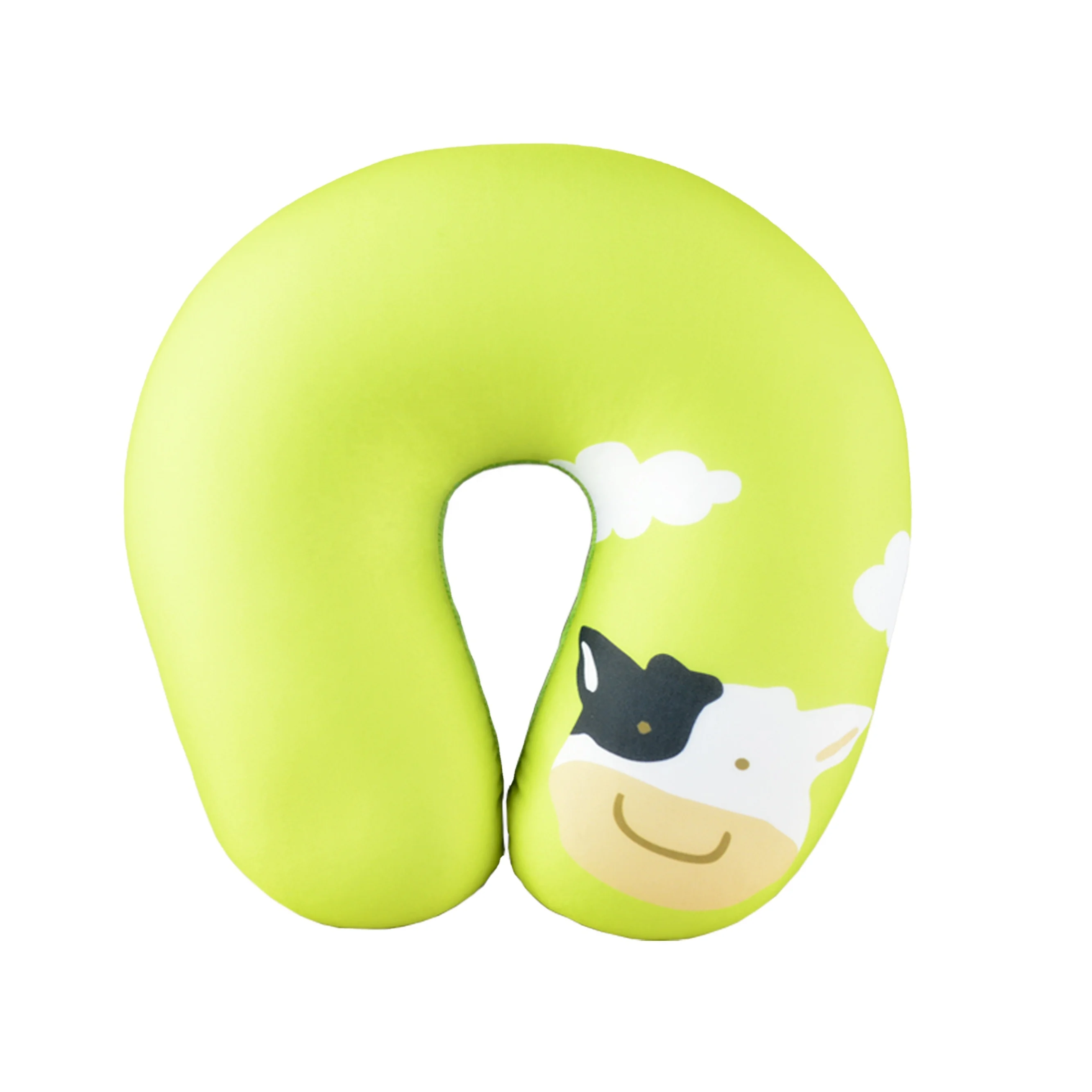 Wholesale Printed Travel Resting Neck Rest Pillow Micro Beads U Shape Neck Support Pillow For Airplane