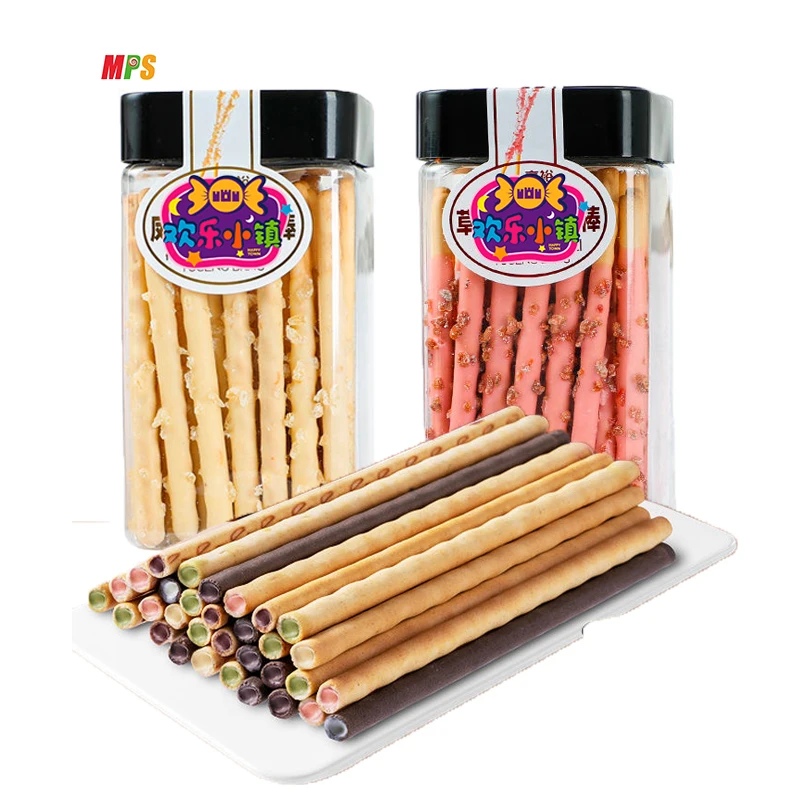 Настраиваемый собственный бренд шоколадный крем крекер бисквитные палочки