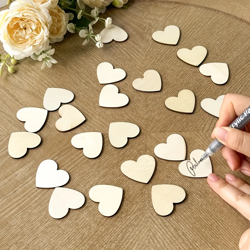 2024 Graduation Gift Wooden Photo Frame Wooden Picture Frame 60 Hearts Perfect 2024 College High School Class Decoration