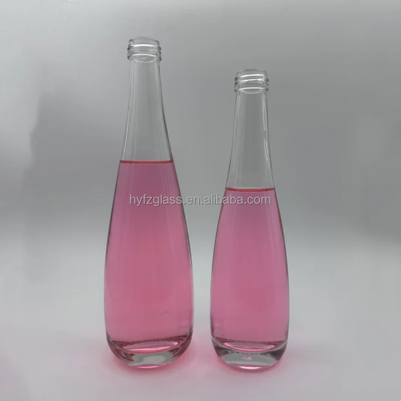 Ruisheng Empty 125ml 300ml Drinking Glass Bottle Orange Juice Packaging Glass Bottle Water Glass Bottle