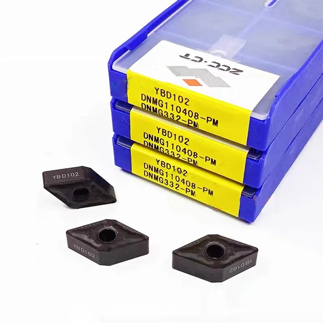DNMG110408 PM Insert Turning Tools Tungsten Carbide Inserts For Lathe