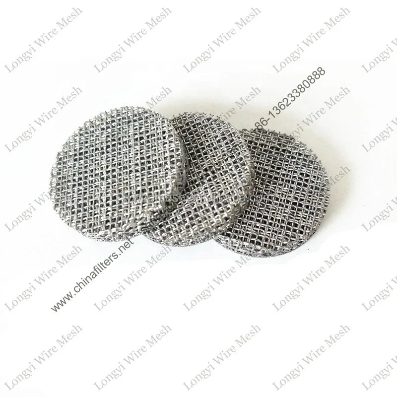 304 stainless steel sintered filter plate breathable explosion-proof dedusting five layer metal sintered mesh