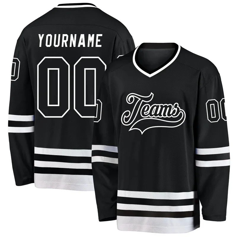 Hot Selling Sports Wear Cheap Hockey Jerseys China Design Your Own Logo Ice Hockey Clothes Quick-Dry Long Sleeve Hockey Jersey