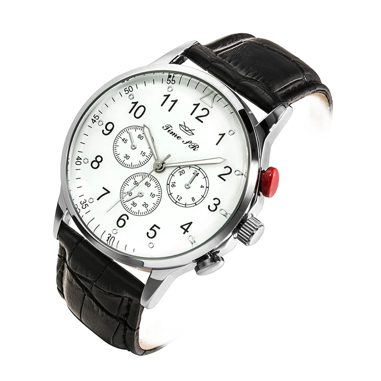 Wrist Watch Automatic Movement Watch for Sale High Quality Alloy Men, Japan Leather Stainless Steel Unisex Modern Round Quartz