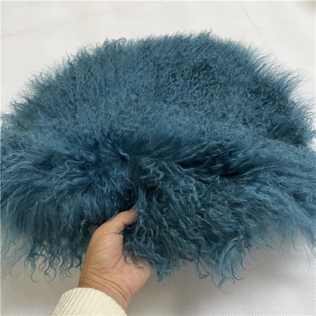 Curly Kalgan Lamb Fur Plate throw
