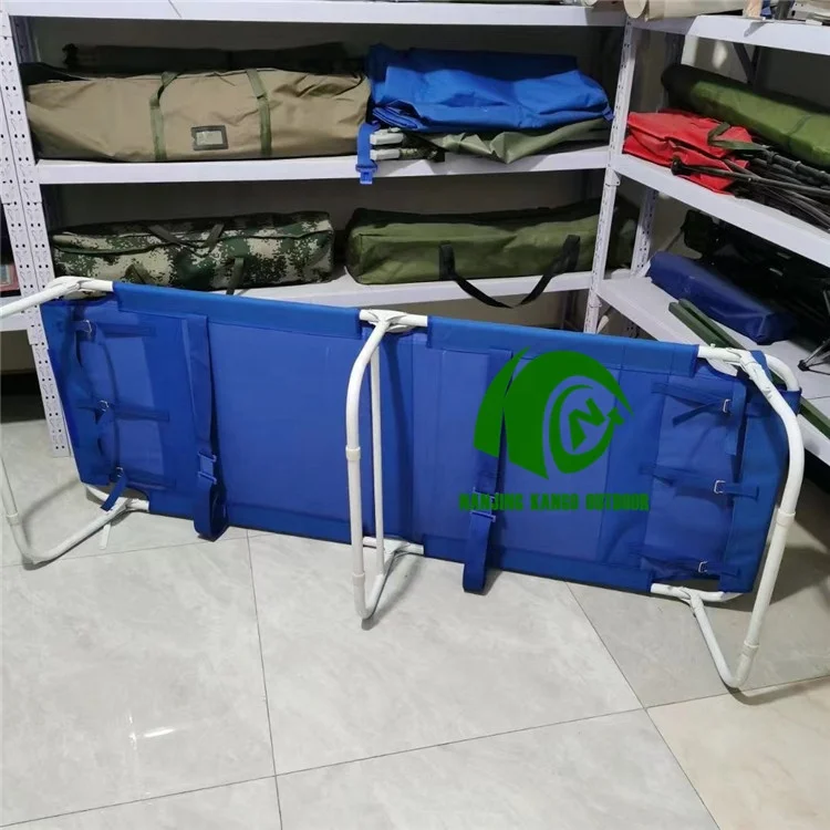 KANGO factory make Portable Folding Bed Folding Camping Bed Single Cot Aluminium camping cot bed