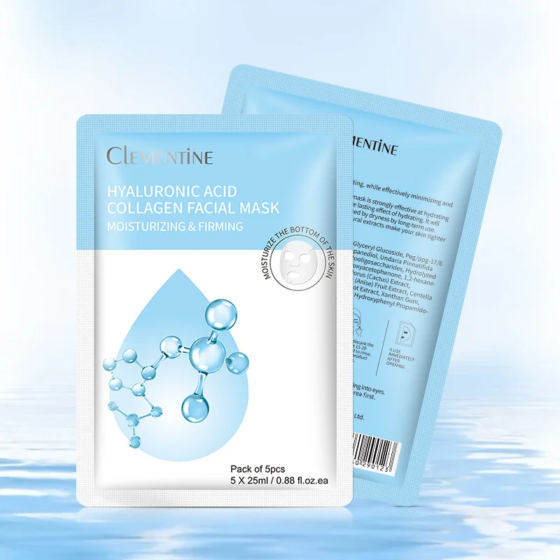 Customized private label organic korean beauty skin care sheet face mask whitening facial mask mascarillas faciales coreanas