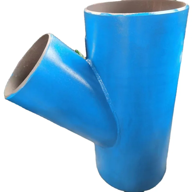 High Quality Custom Dn125 Sch80s High Pressure Resistance Seamless 45/60/90d Elbow Butt Weld Elbow Tee Alloy Steel Pipe Fitting
