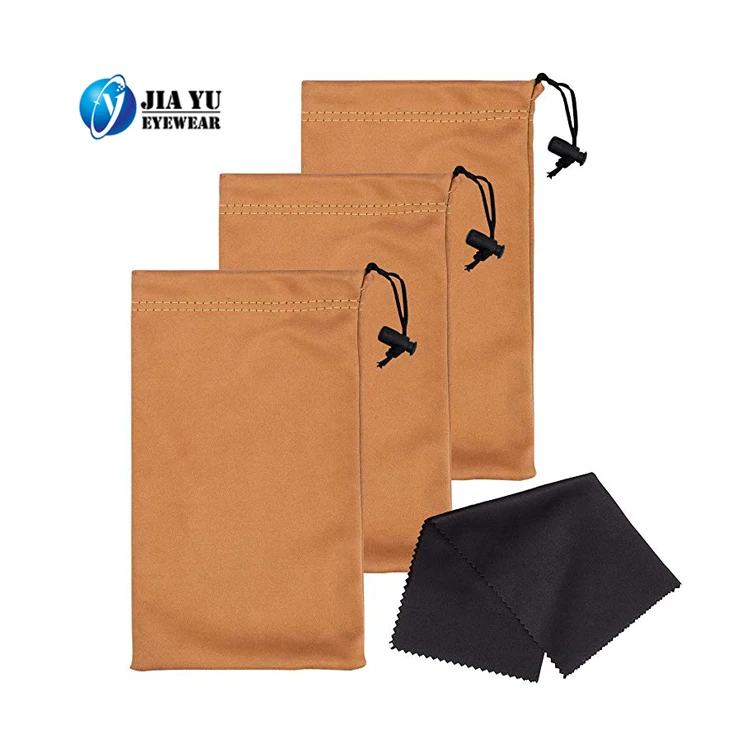 Wholesale Custom Printing Logo Soft Microfiber Sunglasses Pouch for Glasses Package