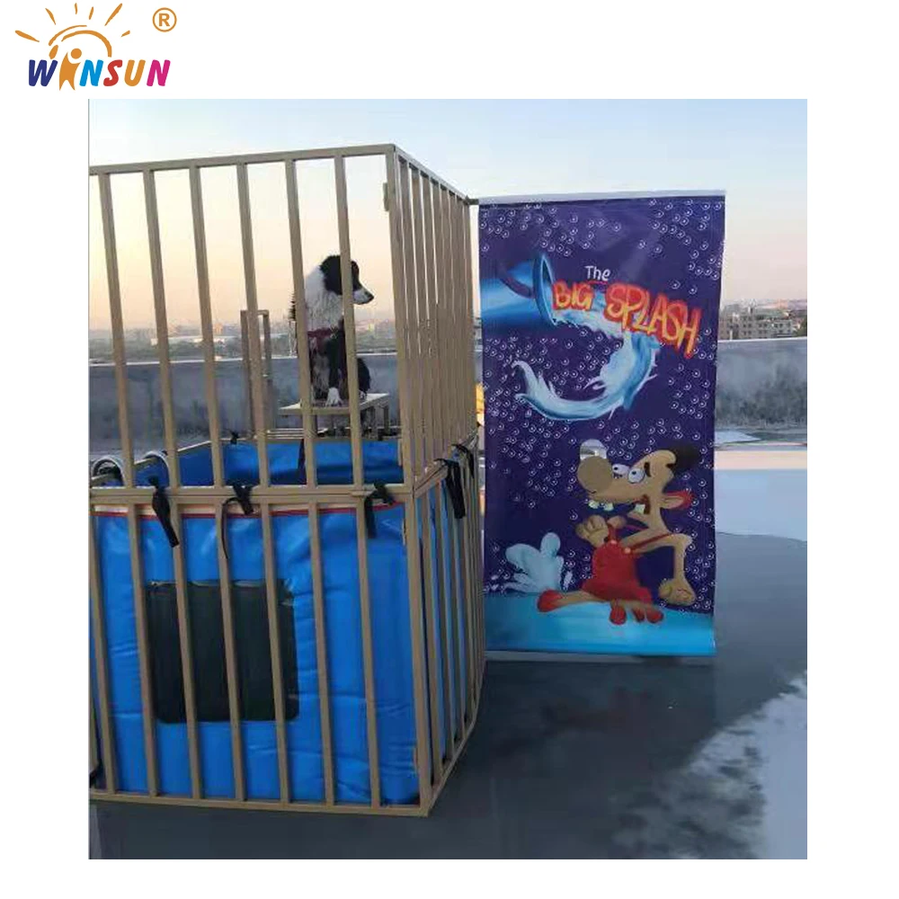 Hot Selling Cheap Inflatable dunk tank Splash Game for Sale dunk tank Water Game