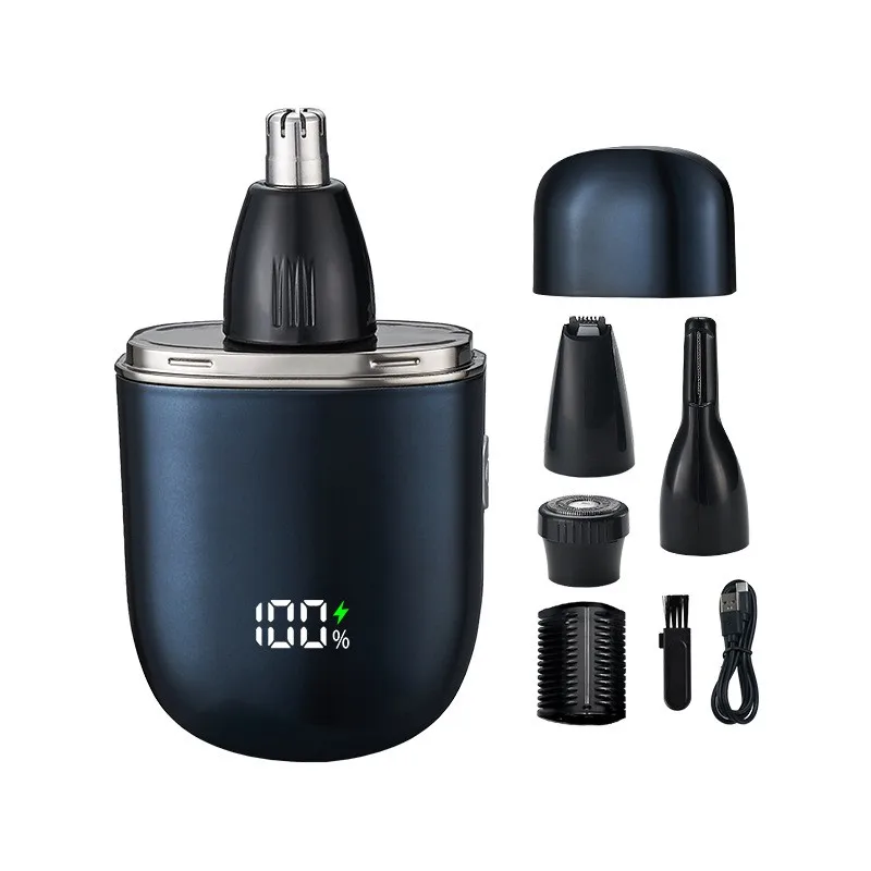 6 In 1 Rechargeable Painless Portable USB Epilator Hair Remover Nose Beard Eyebrow Trimmer Mini Nose Trimmer For Woman