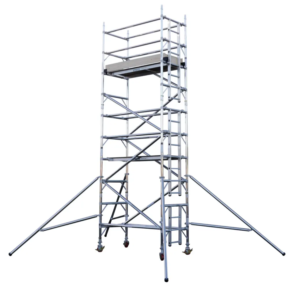 China manufacturer supply Scaffolding Portable Tower Roll Set 10M Aluminum Mobile Scaffold Towers Stage