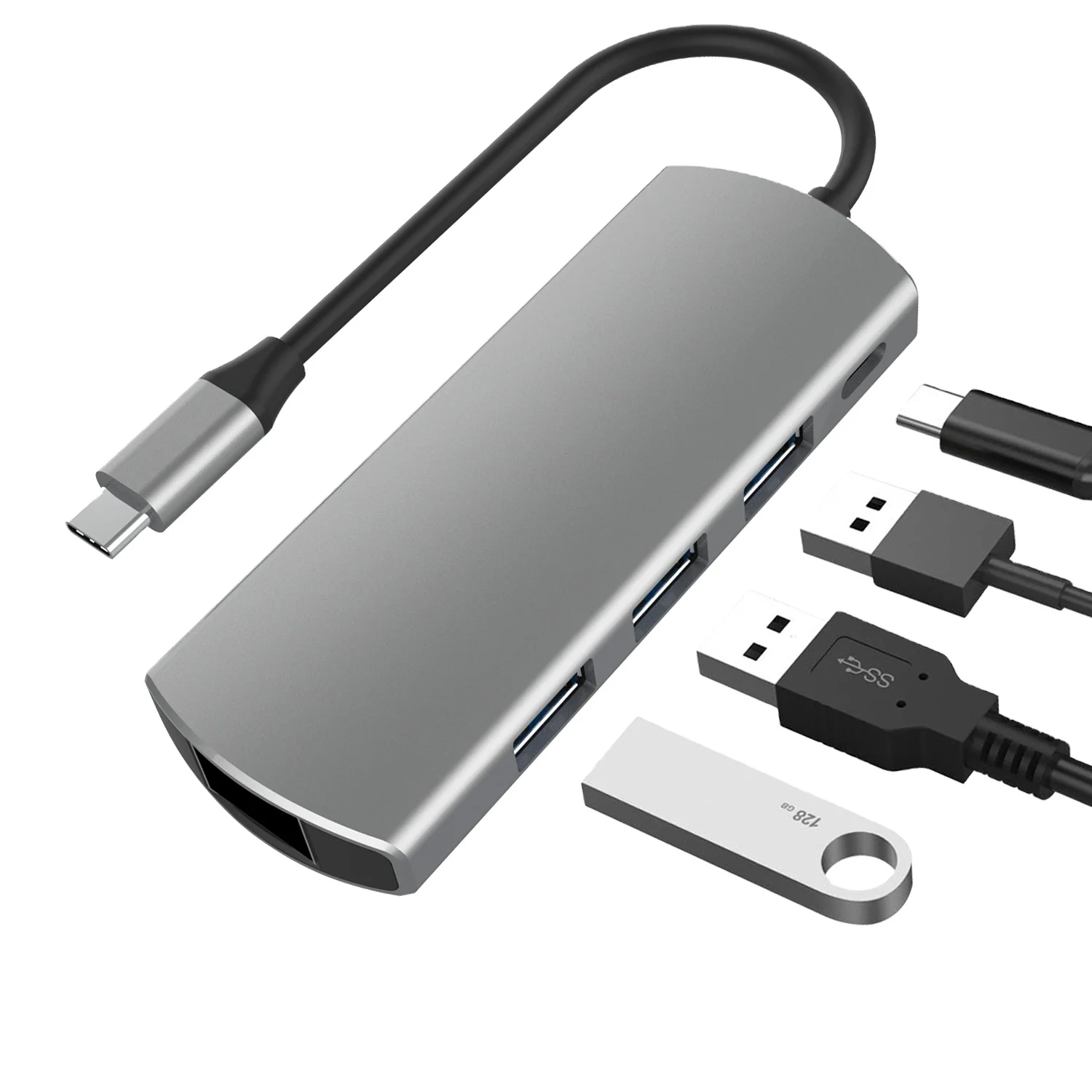 pd hub 5 port odm usb-c universal tablet docking station internal usb hub mini usb hub3.0 adapter for macbook hp docking station