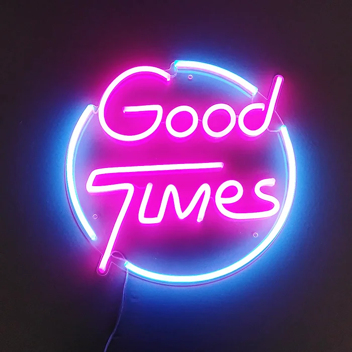 USB 5V led neon signs battery powered