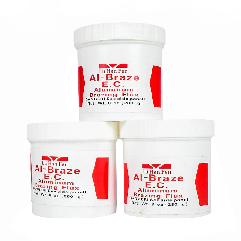 Low temperature aluminum welding bar thermite flux brazing powder solvent QJ201 flux water tank air conditioning