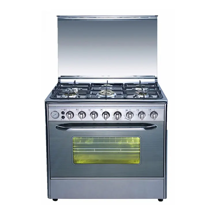 golden supplier 6 plate burner stove gas with oven (1600264101767)