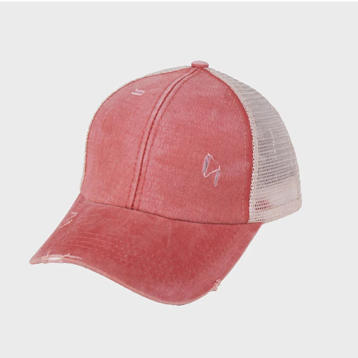 Женские дизайнерские кепки-тракеры, спортивные бейсболки, состаренная сетчатая приталенная Кепка-тракер с индивидуальным логотипом, кепки-тракеры с вышивкой