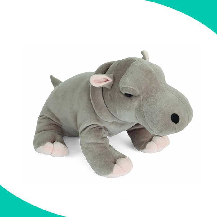 OEM design plush purple hippo toys stuffed hippo soft toy for sale