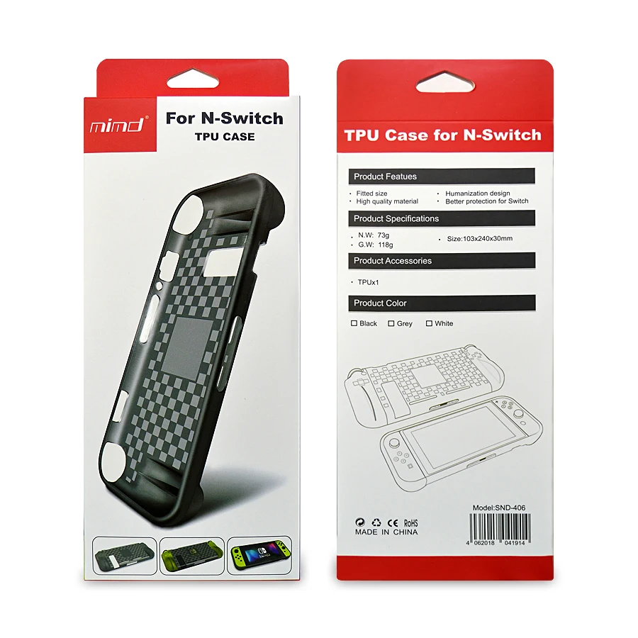 Latest Protective TPU Case Cover For Nintendo Switch Console And Joy-con With Grip