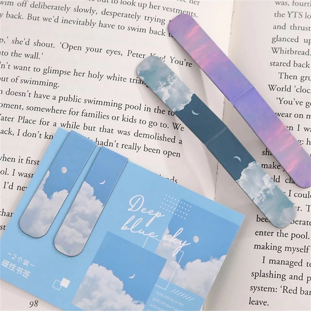 Custom Page Stationery Student Magnetic Bookmarks Van Gogh Literature Art DIY Books Clip