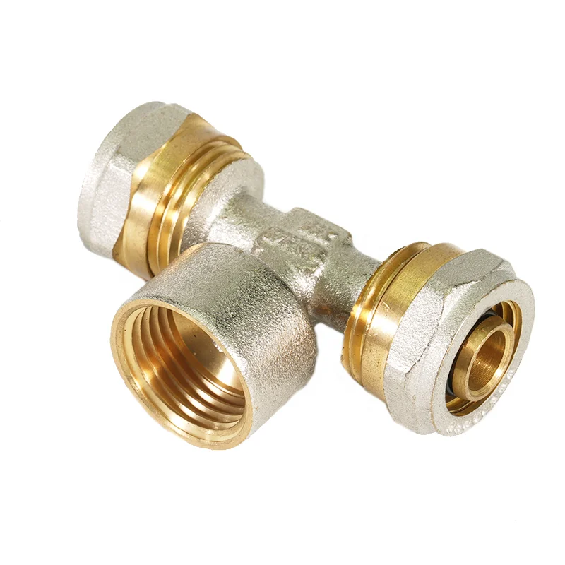 Bornic Manufacture Plumbing Water Fitting Thread Pex Fitting Brass Compression Fitting