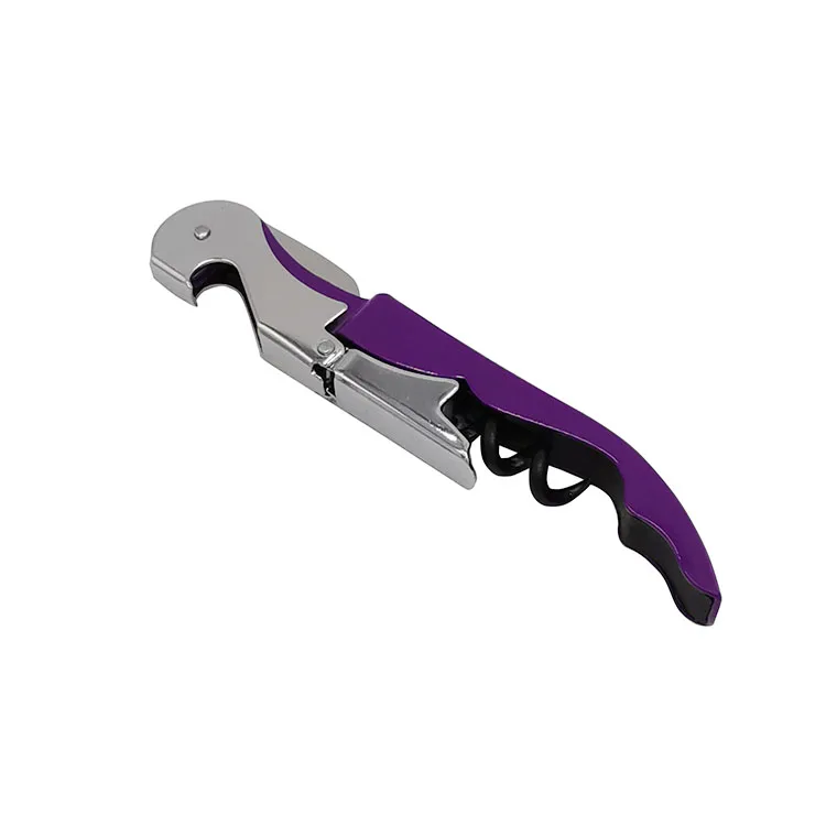 Best Selling Basic Classic Stainless Steel Corkscrew Wine Opener minimalist design wine tools with colorful plating