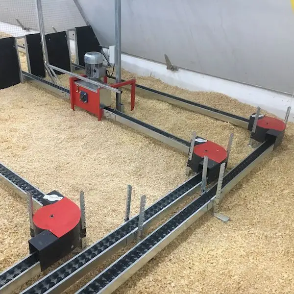 poultry farm equipment automatic poultry farm floor raising chicken broiler breeder pan feeder and drinker system