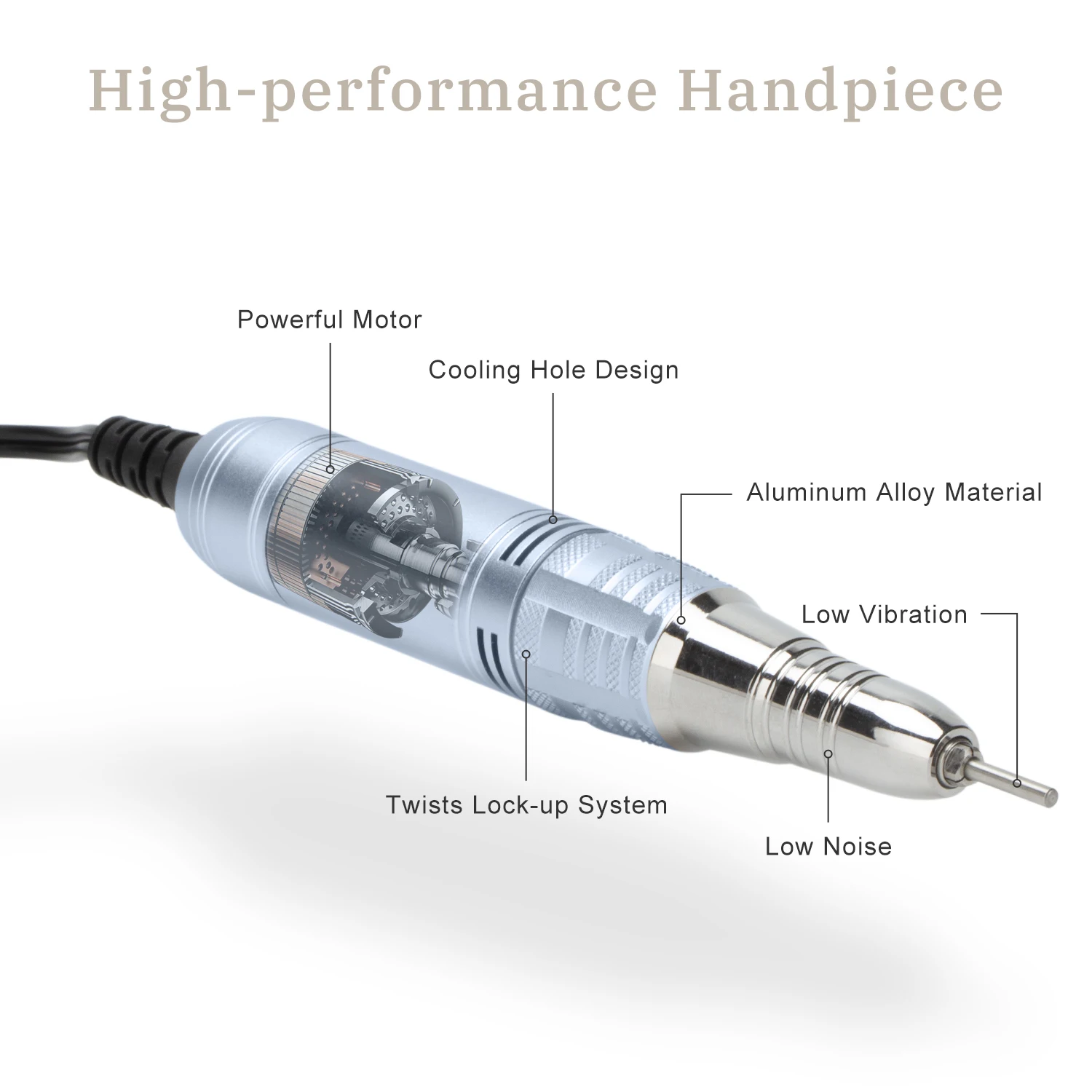Nail electric file efile nail with ceramic drill nail drill 35000rpm