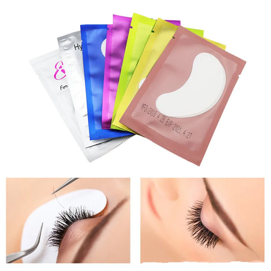 Beauty Hydrogen Eyelash Extension disposable eye patch Eyepatch Under Lash Hydrogel Lint Free Microfoam Eye Pad Gel Patch