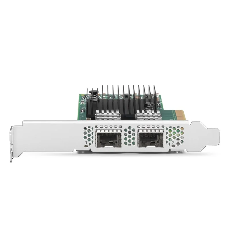 NVIDIA Mellanox MCX4121A-ACAT ConnectX-4 Lx EN Network Interface Card, 25GbE Dual-Port SFP28, PCIe3.0 x8, Tall&Short Bracket
