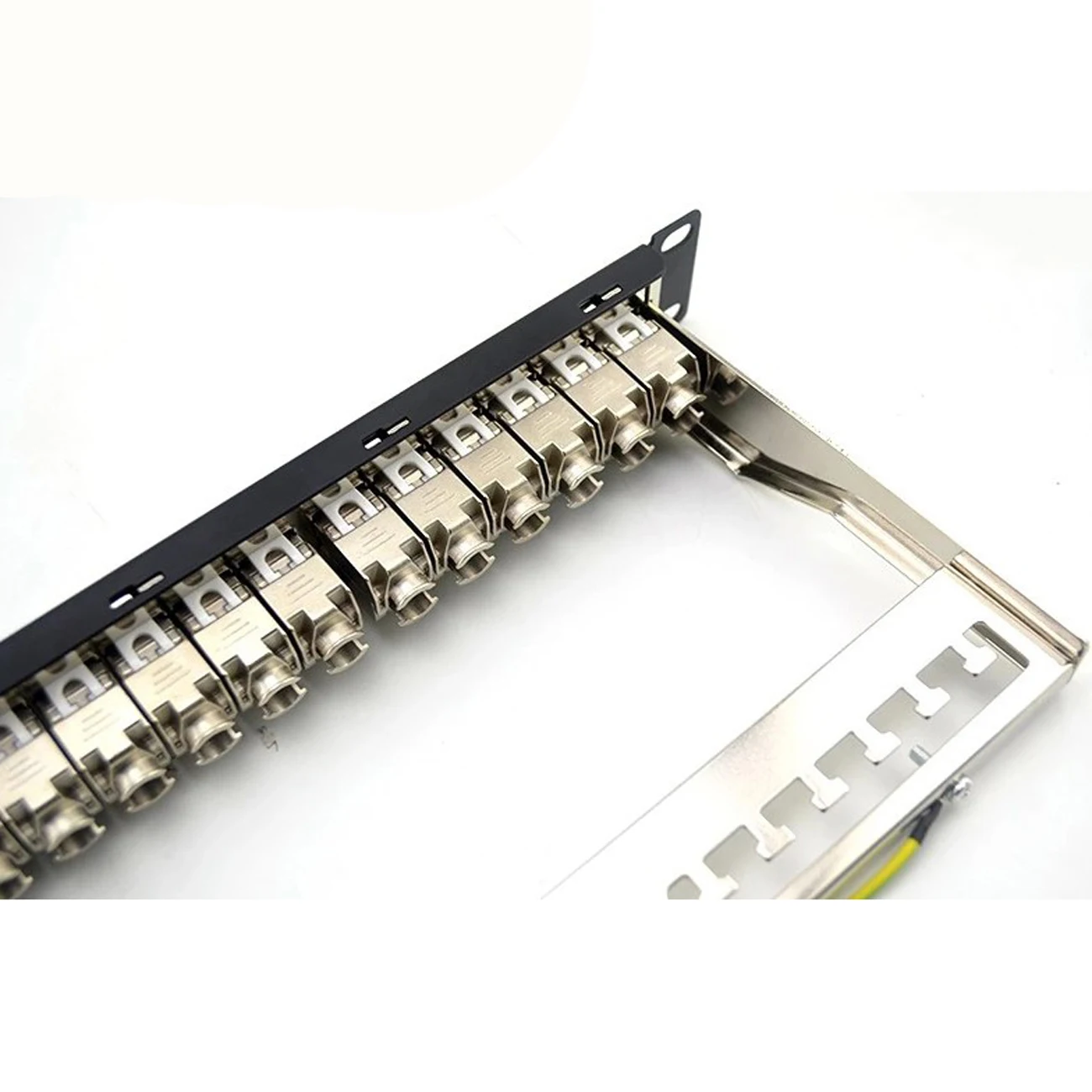  19 дюймов 1U заготовка 24 порта RJ45 Cat7 патч-панель с keystone