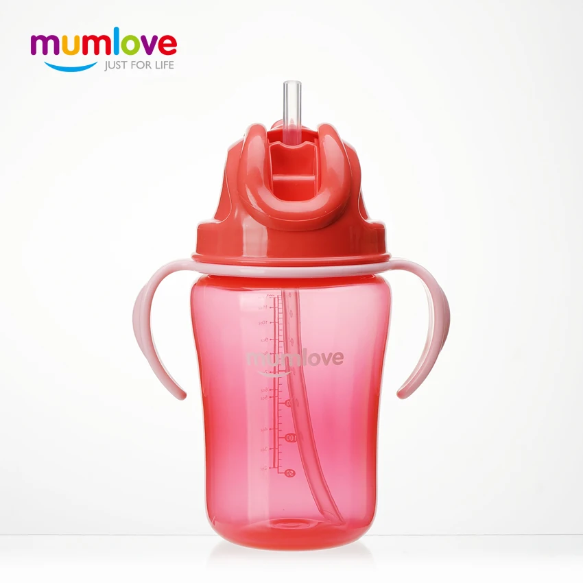 Mumlove Bpa Free Travel Drinking Cup Water Bottle Baby Water Bottle Pp Silicone Children Drinking Cups With Straw