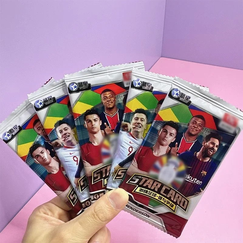GL Europeaned Cups Football Star Card Whole Box Player Package Topps Blind Box Rare Collection Card Peripheral Soccer Cards