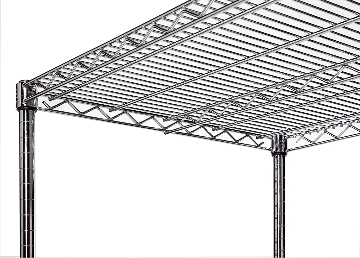 Chrome Metal Rack Plated Wire Shelf Wire Shelving Customized Design for Sale