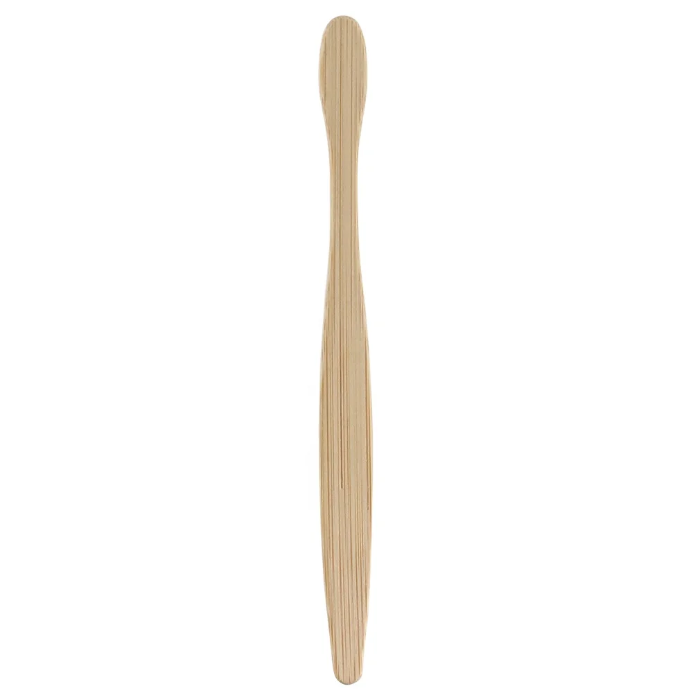 Wholesale 100 % Healthy Eco Organic Charcoal Boar Bristle Flat bamboo toothbrush with BPA free