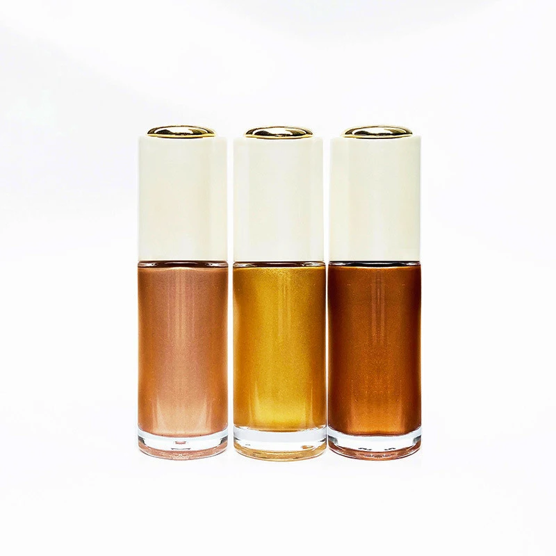 Custom Private Label Female Daily Face/Body Makeup High Pigmented Vegan Organic Liquid Highlighter