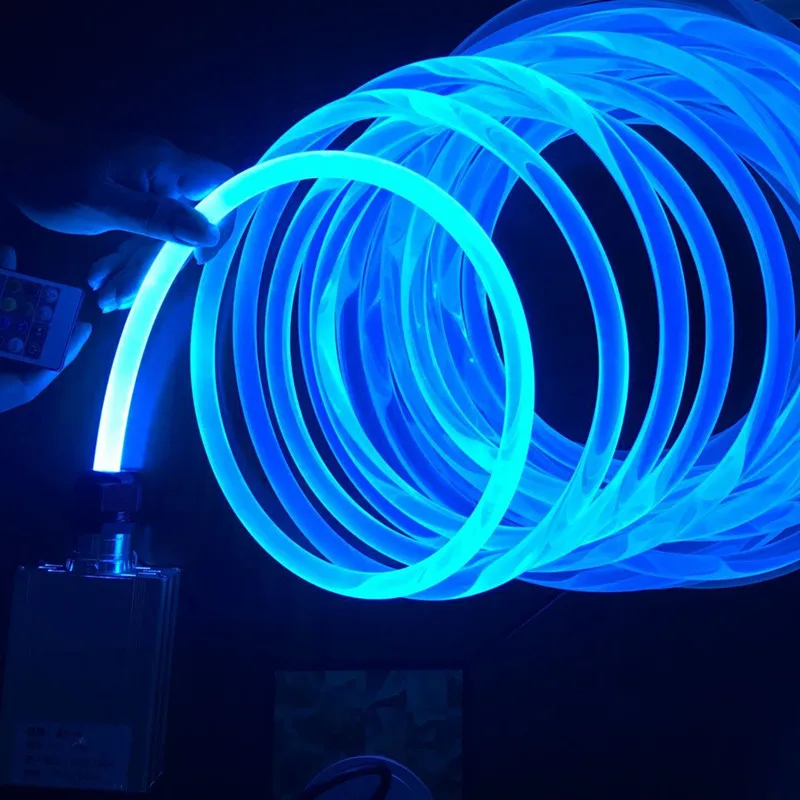 Factory wholesale Super brightness 5mm side glow light optic fiber for lighting