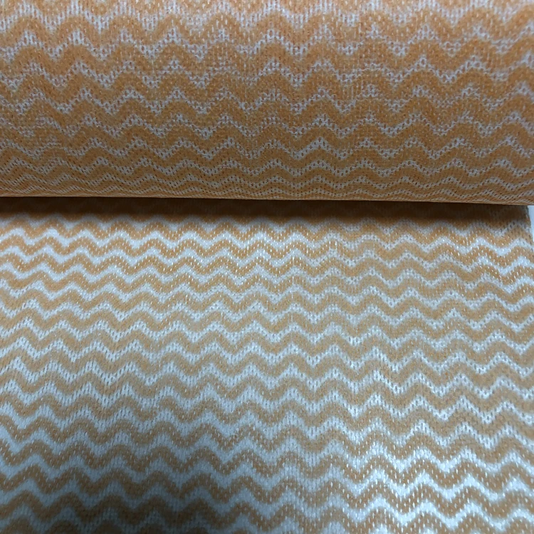 Spunlace process Non-woven cloth made from viscose and PET fabric for cleaning wipes