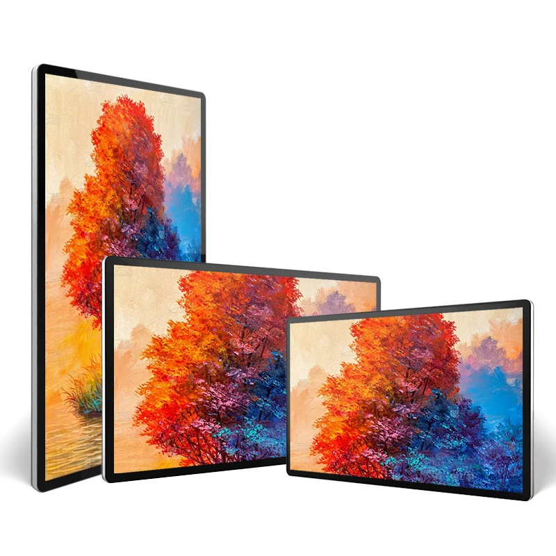 Indoor 43 Inch LCD Wall Mounted Digital Signage and Displays Monitor Touch Screen Advertising Machine for Advertising
