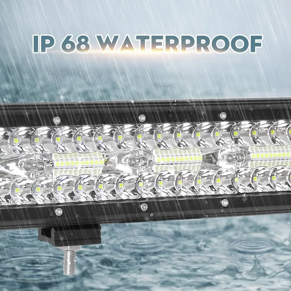 Factory Auto LED Lights Led Bar 23 inch 480W Work Light off-Road Vehicle Headlight Work Light for Car Truck ATV SUV Jeep