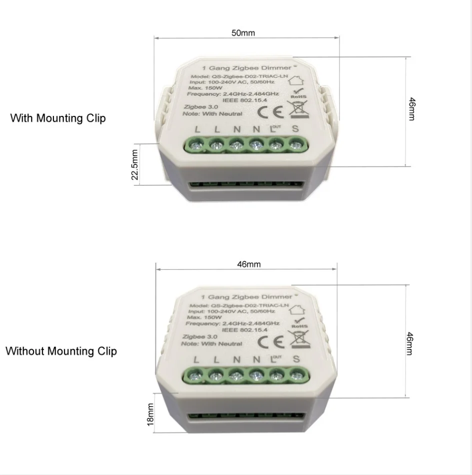 Switch Tuya App Alexa Voice Control Wireless Remote Control dimmer curtain zigbee smart switch