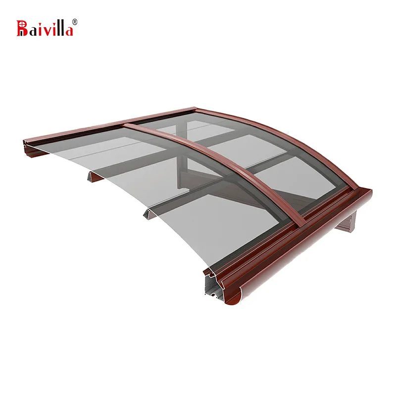 China Factory Design Production Strong And Durable Cantilever Polycarbonate Carport