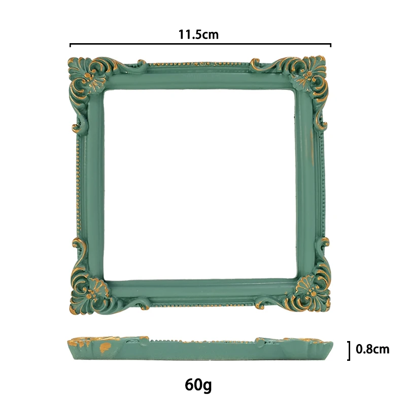 SYL OEM resin frame photo European style mini square small photo frame ornament Home decor Gift