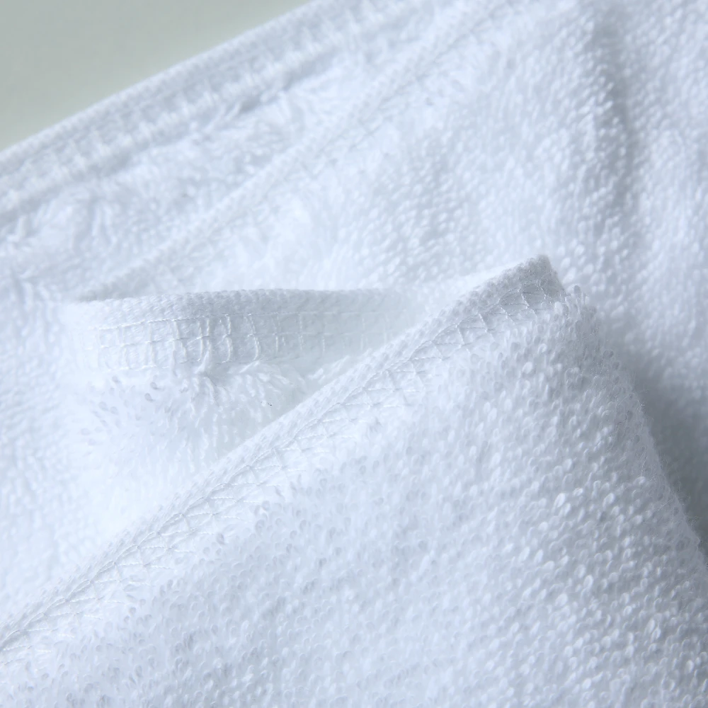 SANHOO Luxury Hotel Towel Bath Towels Hotel Quality  Pure Cotton White Hand Towels For Bathroom