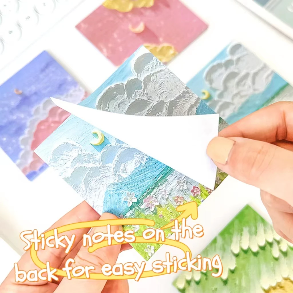 Wholesale Landscape Notes paper with sticky pocket Student Office High Appearance Level notes